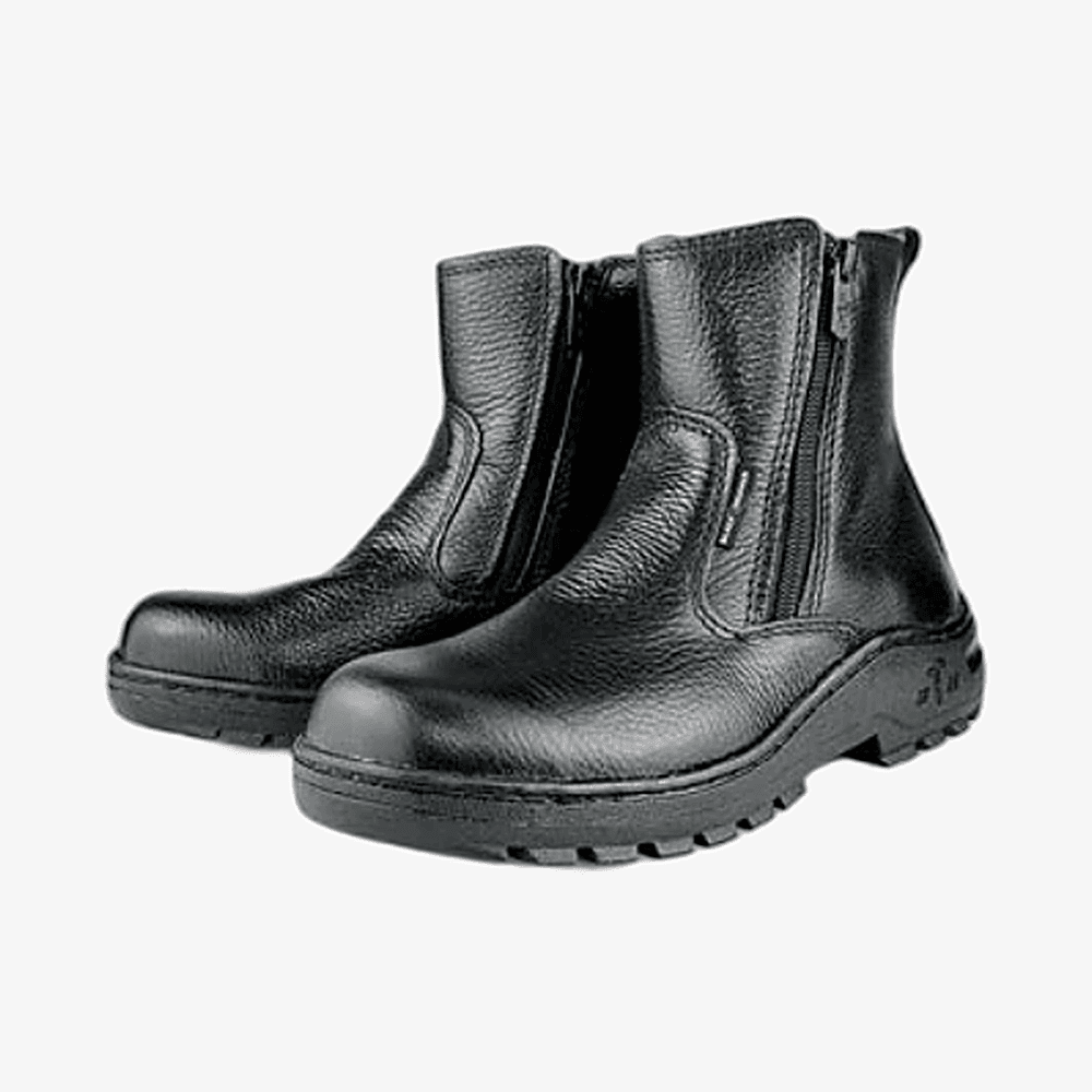 Black Hammer BH 2333 Mid-Cut Double Zip SBP safety shoe