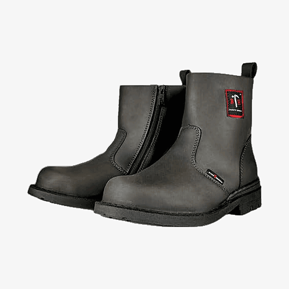 Black Hammer BH 4664 Mid-Cut Slip On Zip SBP safety shoe