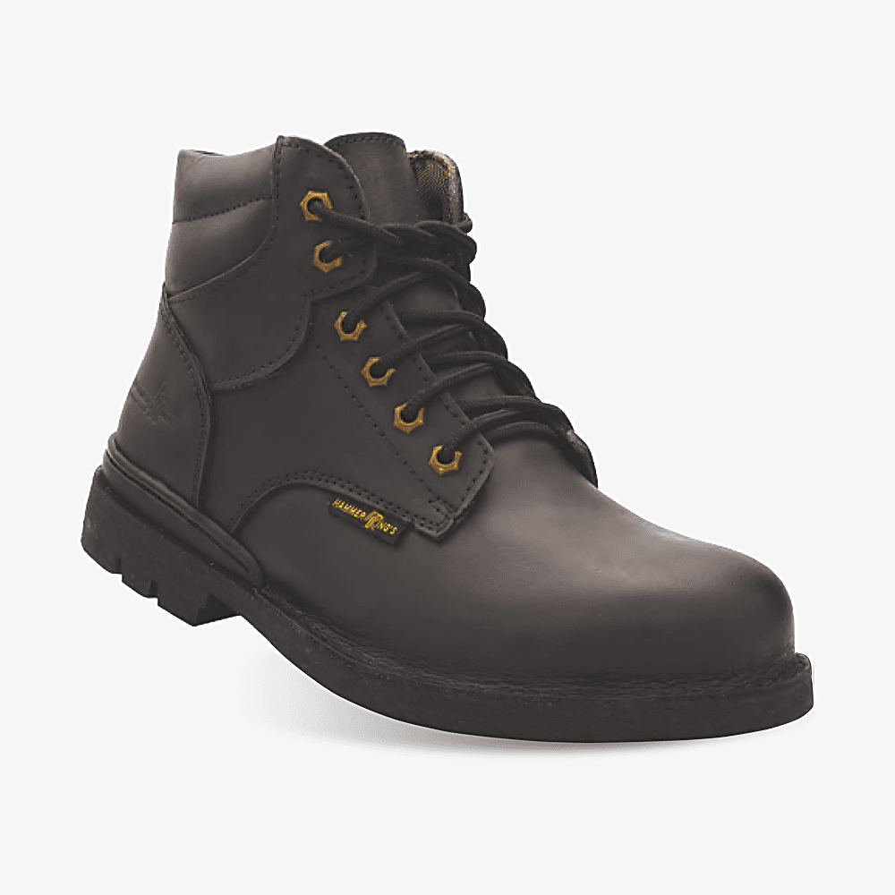 Hammer Kings HK13004 Mid-Cut Lace Boot — Black SBP safety shoe