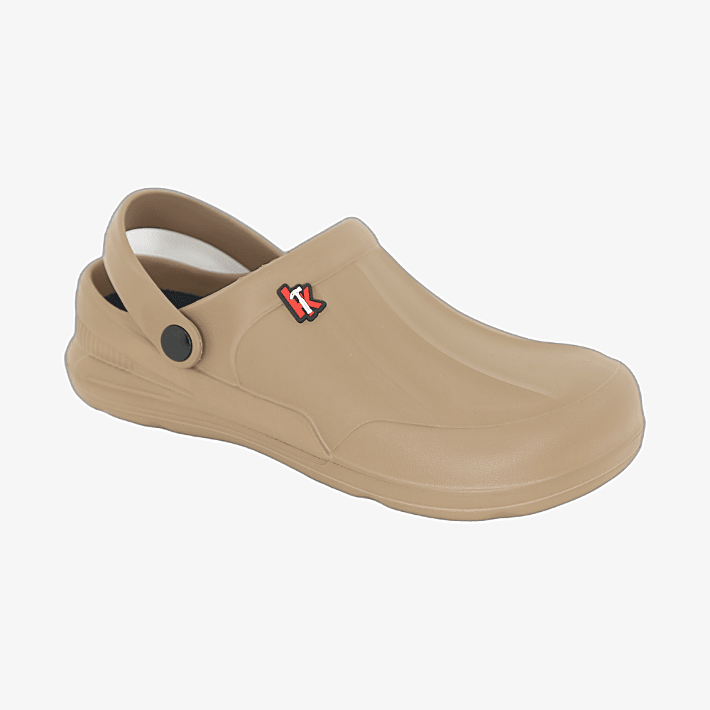 Hammer Kings HK-3002 Chef Clog — Brown OB safety shoe