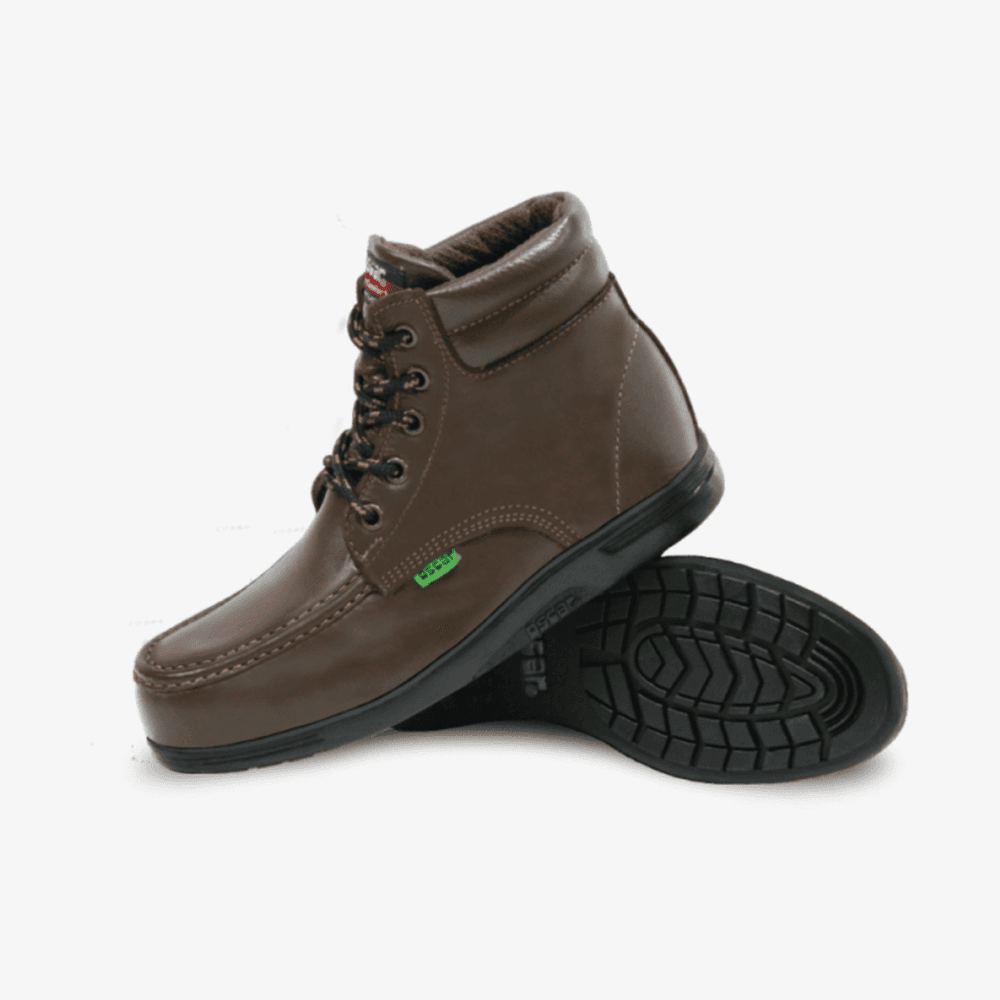 Oscar 1905 Maroon Lace Up Ankle Boot SBP safety shoe
