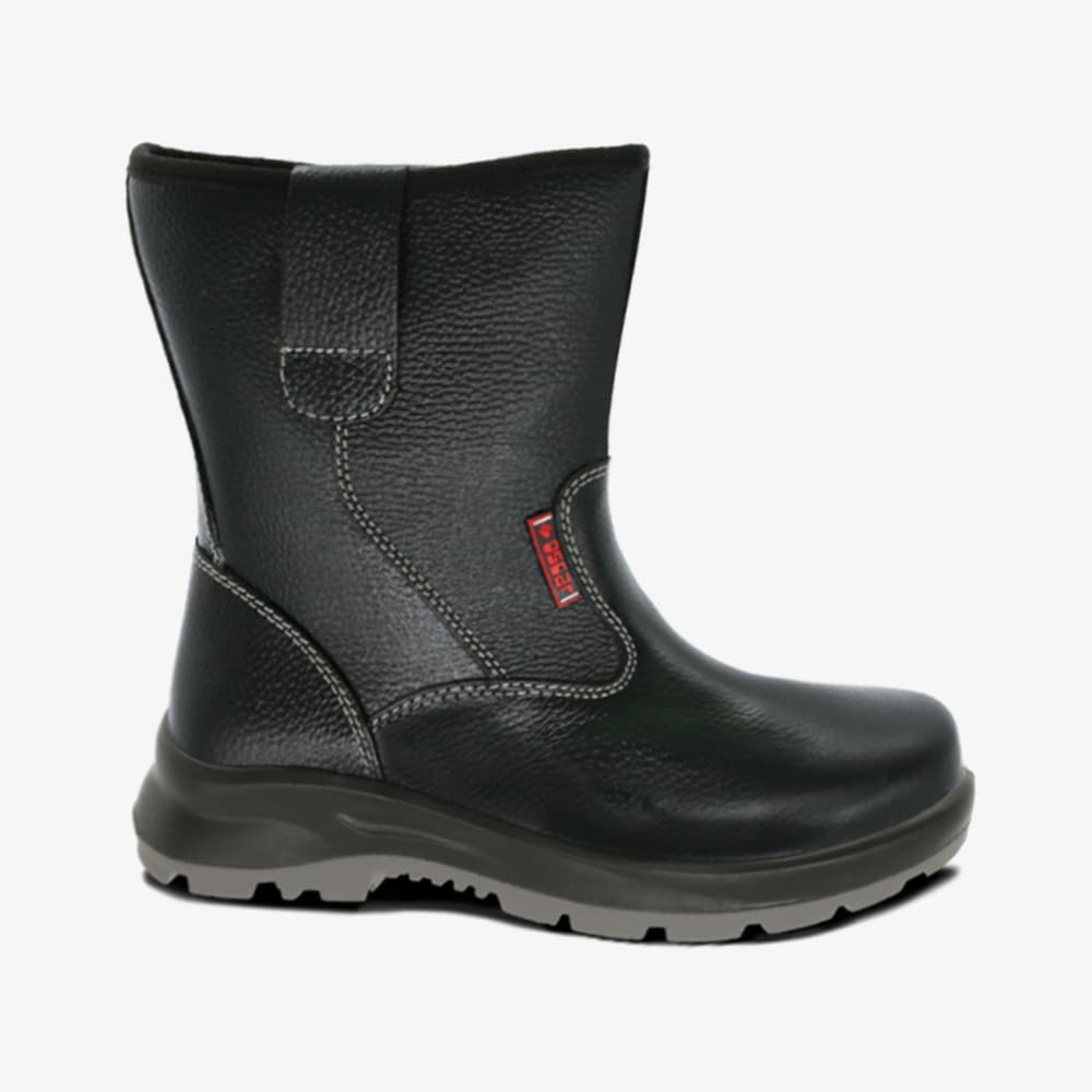 Oscar 203 Black Pull On High Cut SBP safety shoe