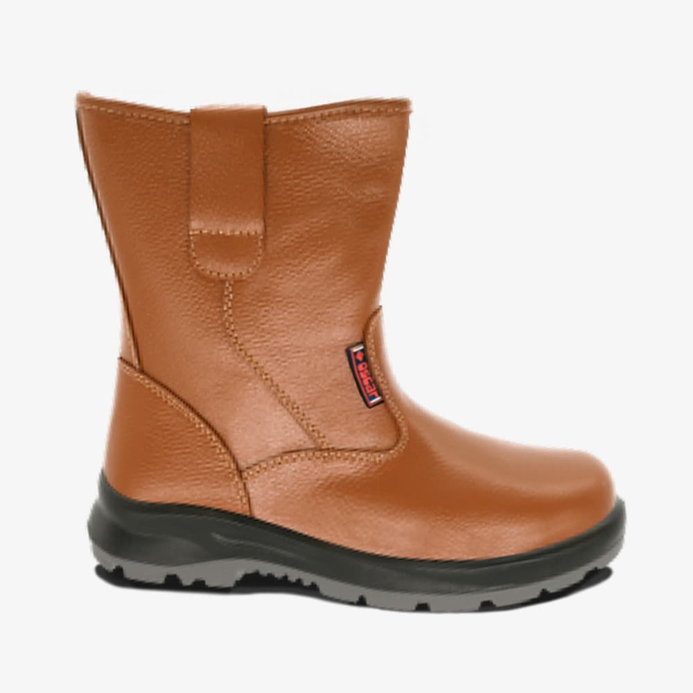 Oscar 204 Orange Pull On High Cut SBP safety shoe