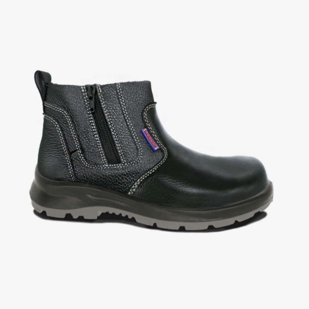 Oscar 807 Black Zipped Ankle Boot SBP safety shoe